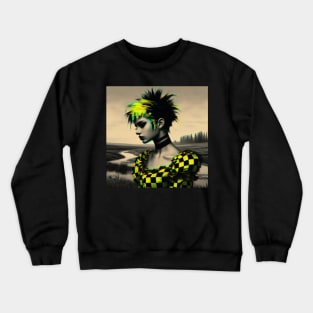 The Checkered Elegy Crewneck Sweatshirt